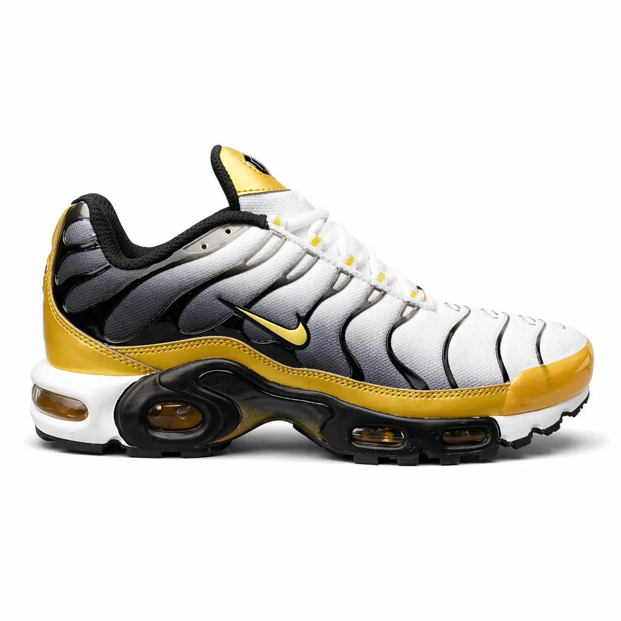 Basket Sport AⅠR Style Noir Blanc & Gold – Confort Premium